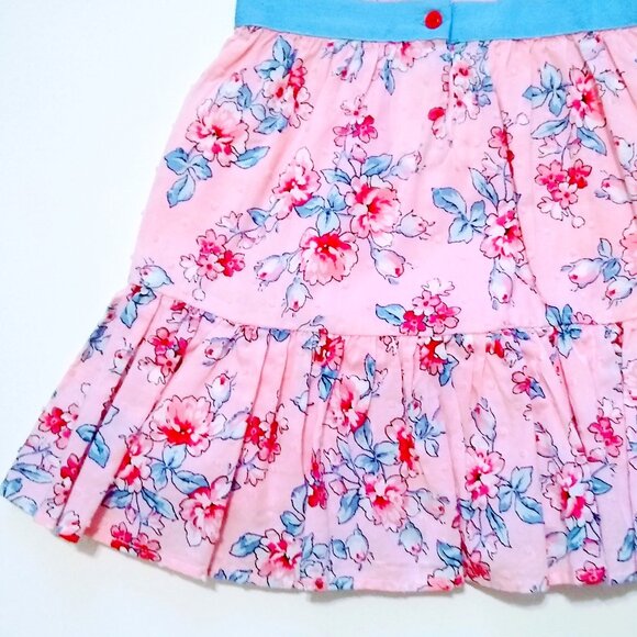 JANIE AND JACK BLOSSOM TOWN PINK FLORAL RUFFLE DRESS 3T - Picture 4 of 12